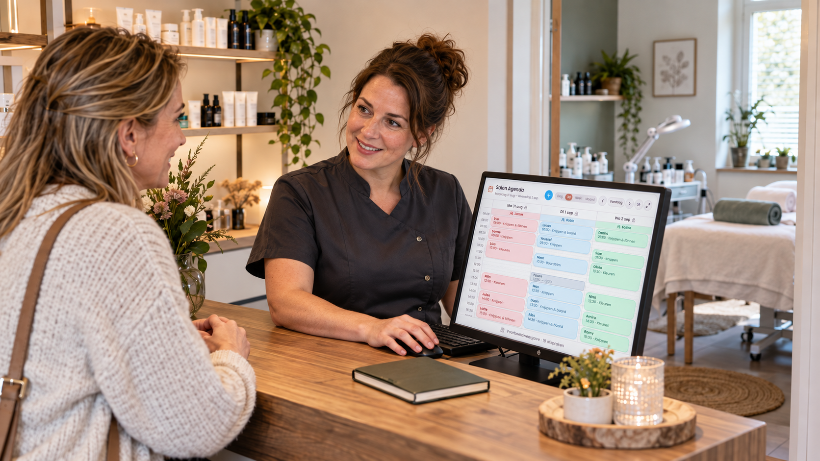 Zo bouw je een dagplanning in je schoonheidssalon die rust geeft én ruimte houdt